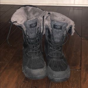 Men’s Black UGG Boots Size 10